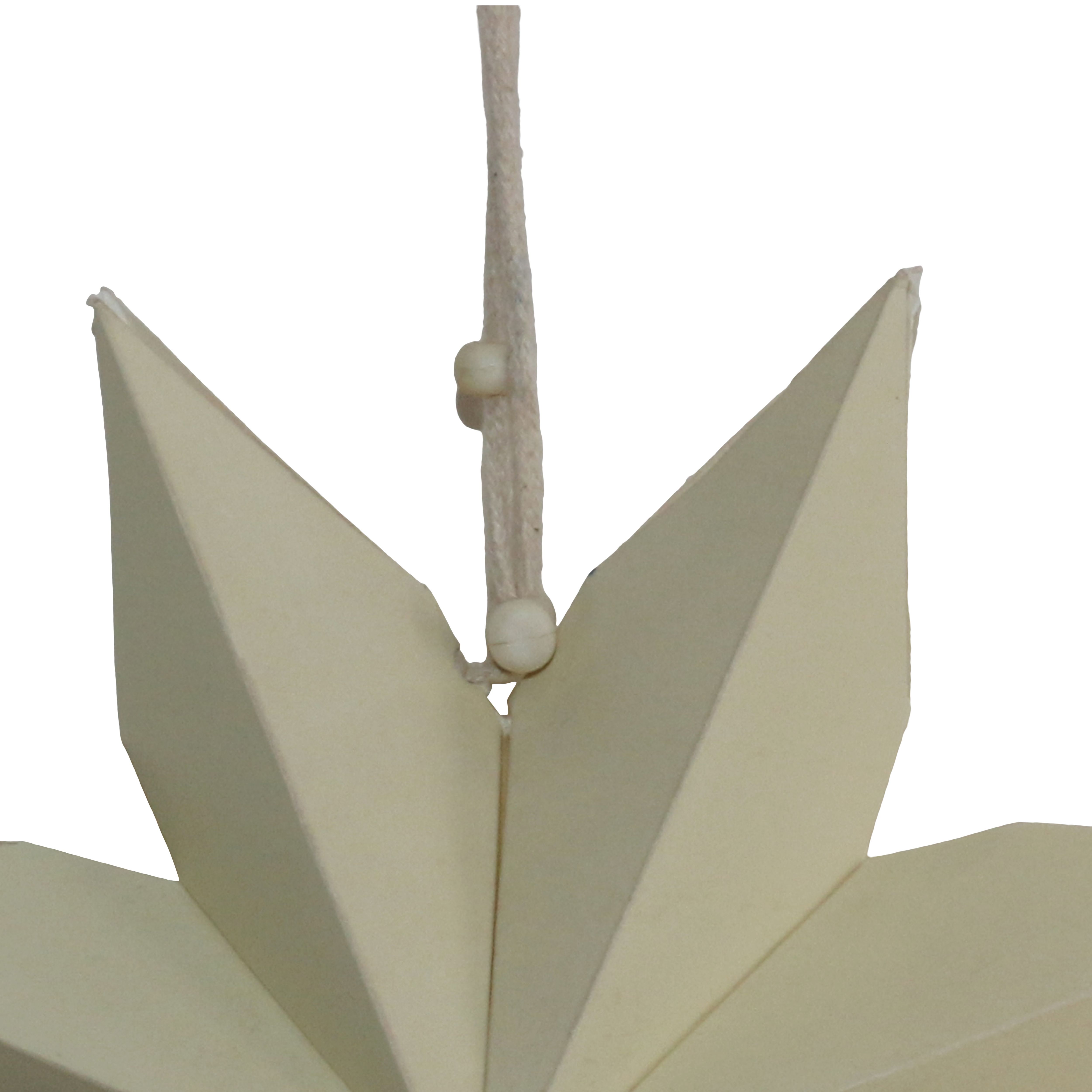 White Paper Star Hanging decoration set, Set of 2 (D) 200mm