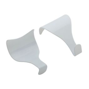White Picture hook (W)32mm, Pack of 2
