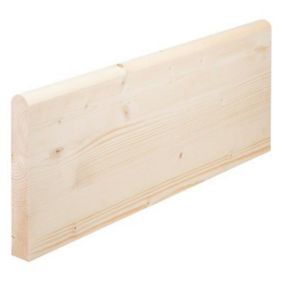 White Pine Rolled edge Window board, (L)1.2m (W)219mm (T)33mm