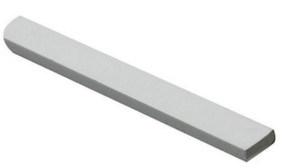 White Polyvinyl Chloride (PVC) Flat Bar, (L)1000mm (W)20mm | DIY At B&Q