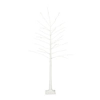 White Pre-lit Artificial decorative tree