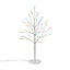 White Pre-lit Colour changing LED Colour changing berry Artificial decorative tree