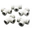 White Push-fit Equal Pipe tee, Pack of 5