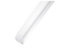 White PVC Angle profile, (L)2.5m (W)12mm