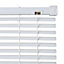 White PVC Venetian Blind (W)160cm (L)180cm