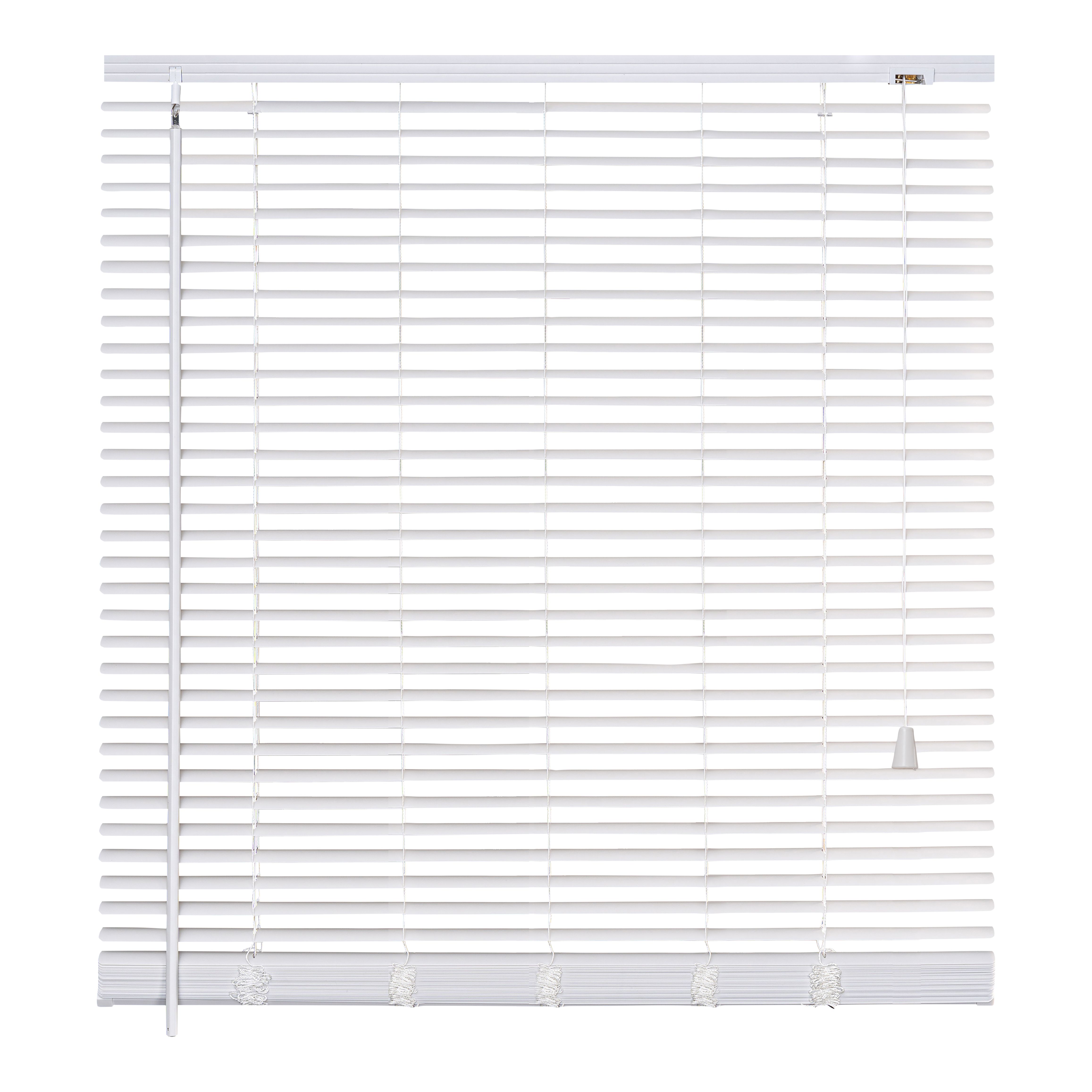 White PVC Venetian Blind (W)180cm (L)180cm