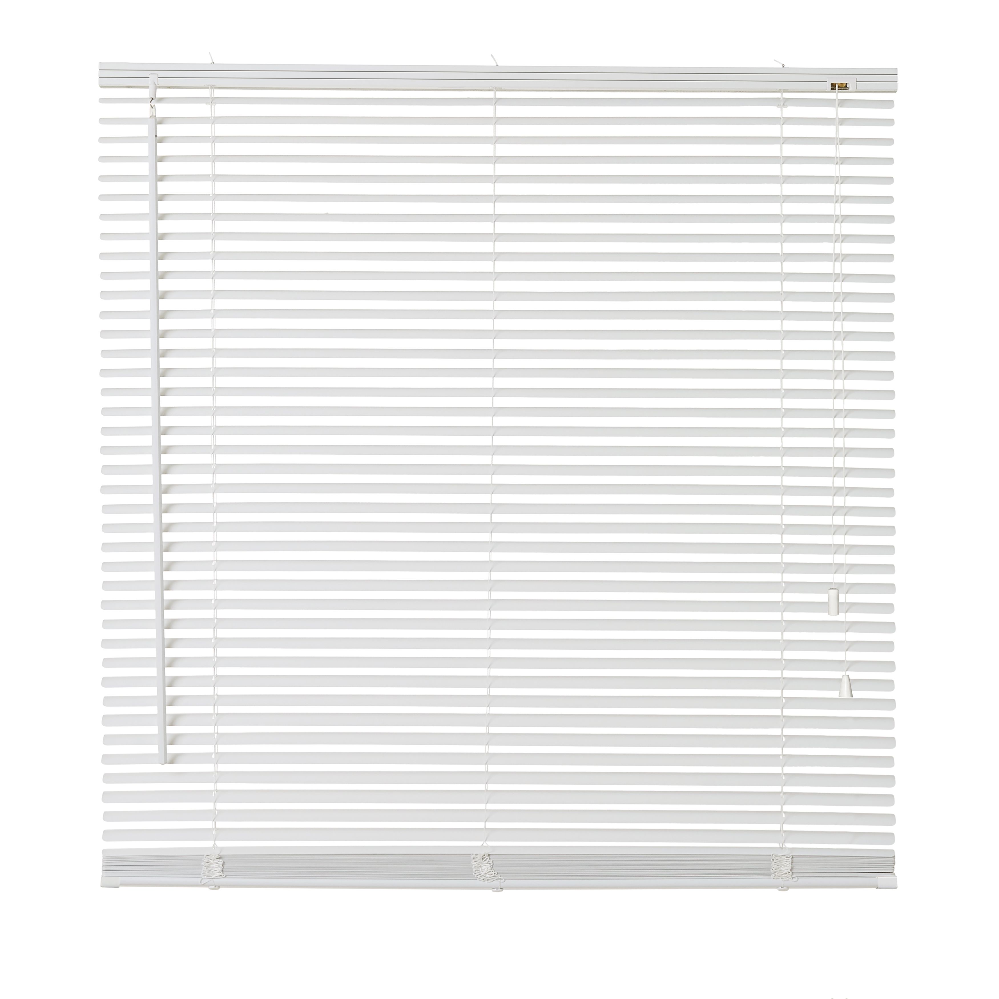 White PVC Venetian Blind (W)180cm (L)180cm