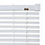 White PVC Venetian Blind (W)60cm (L)180cm