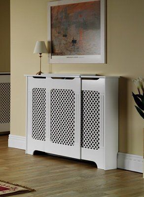 White Radiator cabinet 918mm(H) 220mm(W) 220mm(D)
