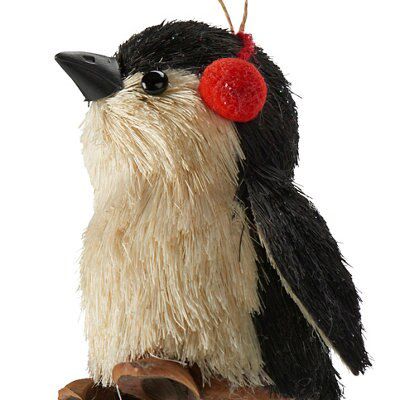 White, red & black Plastic Penguin Hanging decoration of 1
