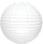 White Ribbed ball Light shade (D)300mm