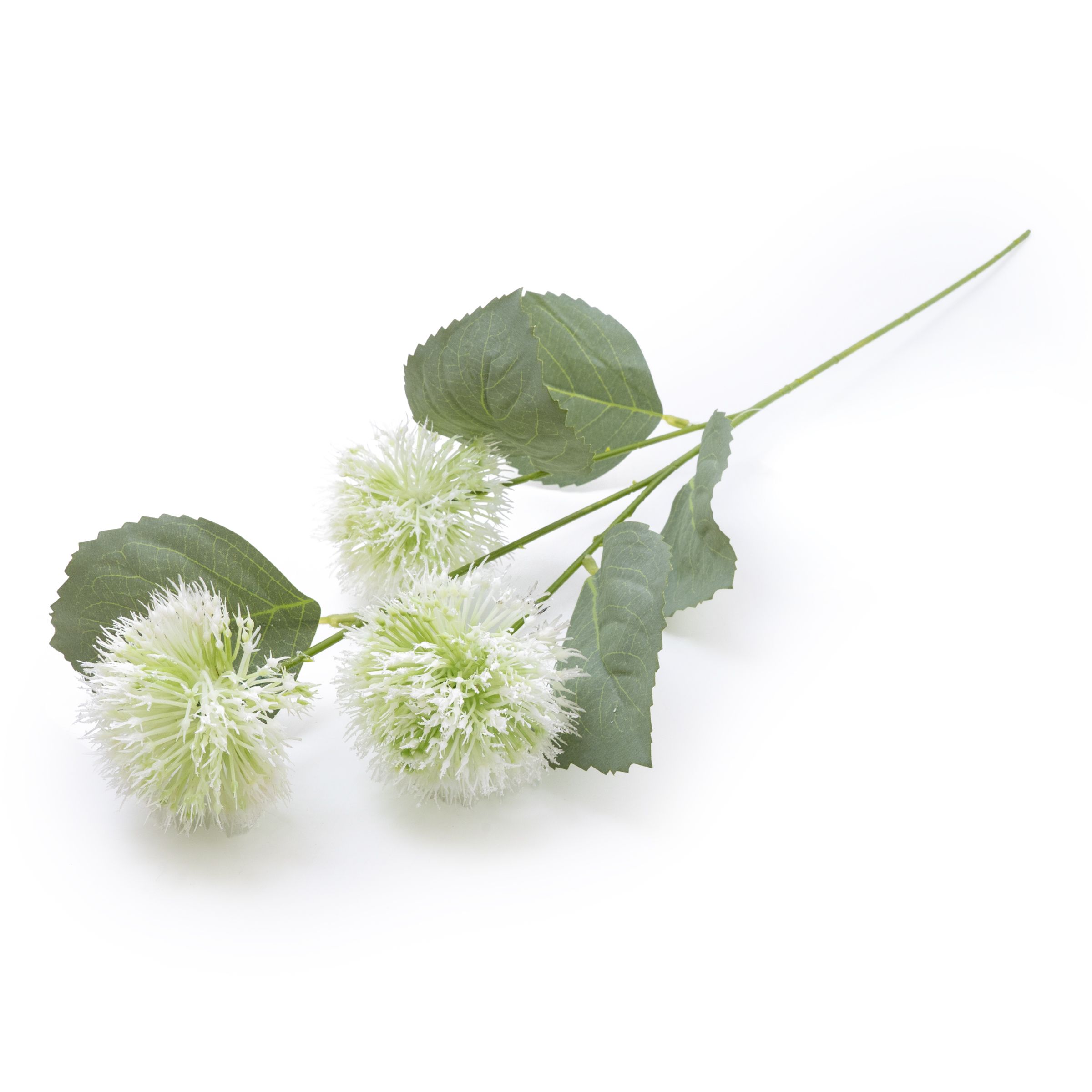 White & Sage Viburnum 3 Bud Single stem Artificial flower (H) 670mm