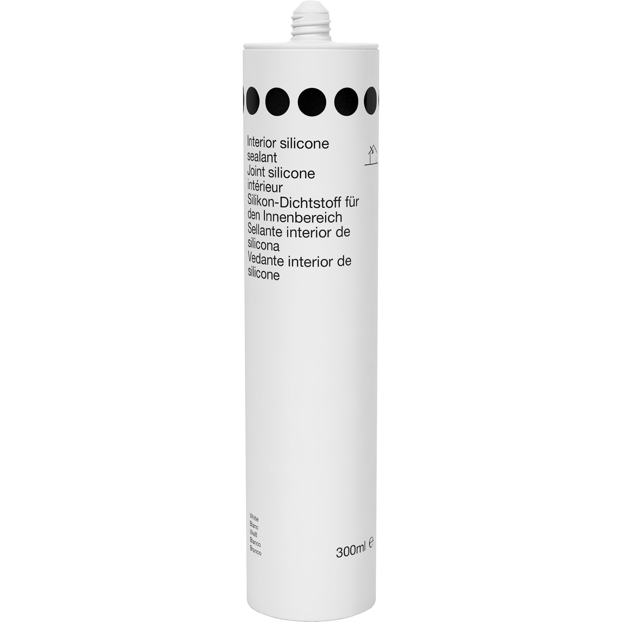 White Silicone-based General-purpose Sealant, 300ml