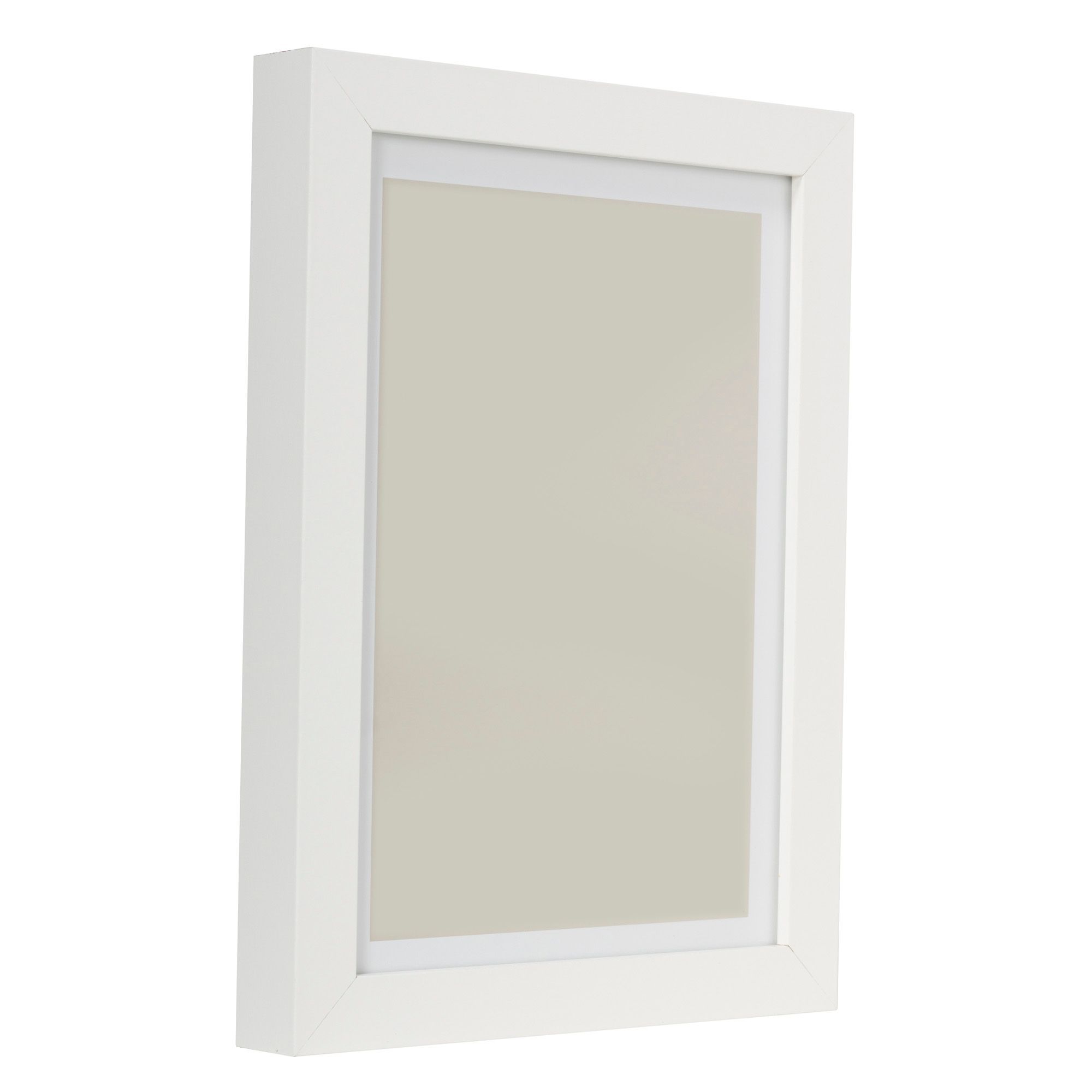 White Single Picture frame (H)34cm x (W)25cm