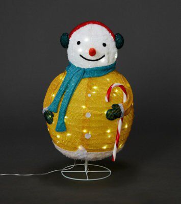 White Snowman LED Electrical christmas decoration
