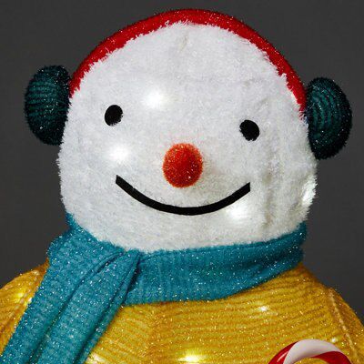 White Snowman LED Electrical christmas decoration