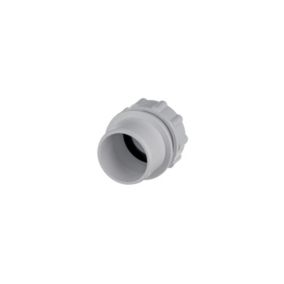 White Solvent weld Waste pipe Access plug, (Dia)40mm
