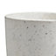 White Speckled Round Plant pot (Dia)21cm