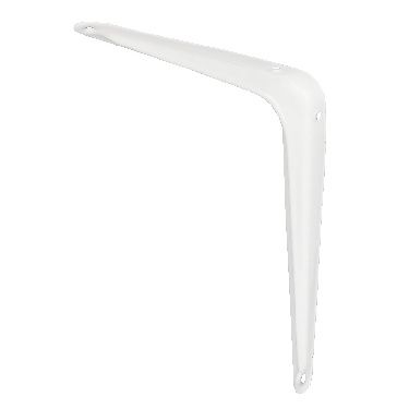 White Steel Shelving bracket (H)150mm (D)125mm