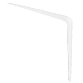 White Steel Shelving bracket (H)350mm (D)300mm