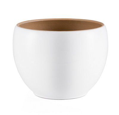 White Terracotta Plant pot