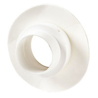 White Tumble dryer Ducting connector (Dia)100mm