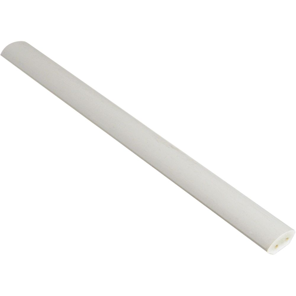 White Upvc Quadrant Moulding L 2 5m W 12mm T 16mm Diy At B Q