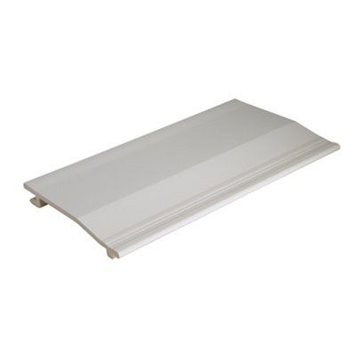 White uPVC Tongue & groove Cladding (W)150mm (T)19mm, Pack of 1