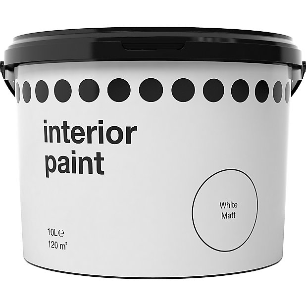White Vinyl Matt Emulsion Paint 10l, White Ceiling Paint B Q