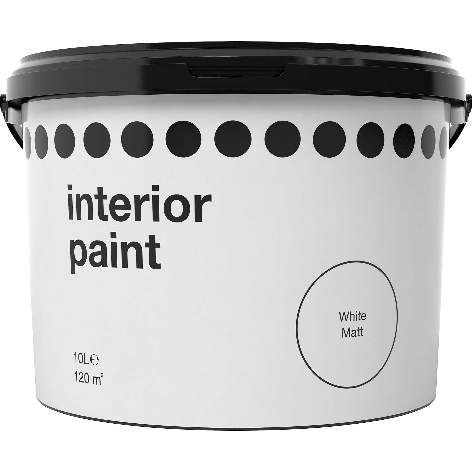 White Vinyl matt Emulsion paint, 10L DIY at B&Q for £12 from Diy com