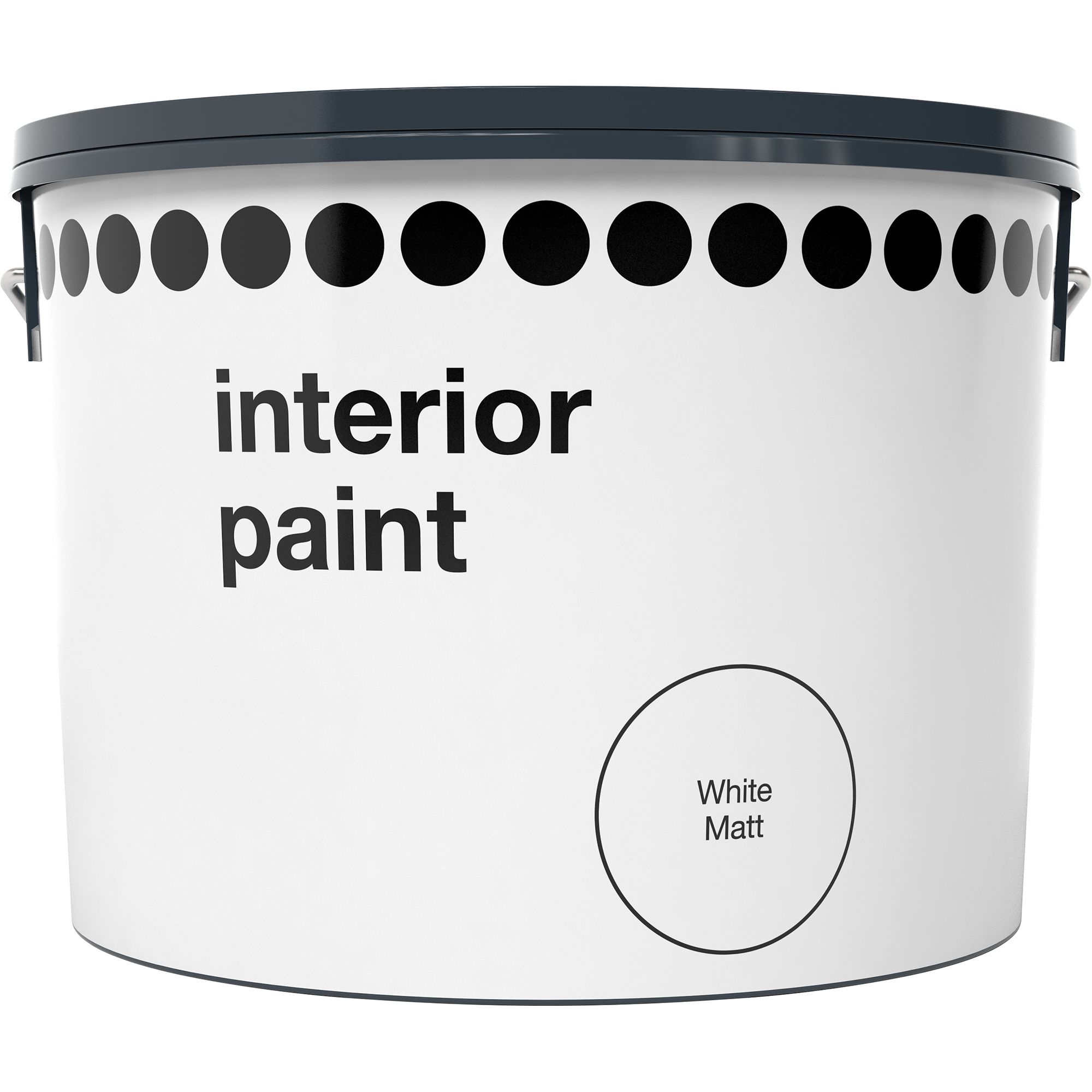 White Vinyl matt Wall & ceiling Emulsion paint, 10L