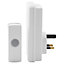 White Wireless Door chime kit