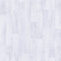 White Wooden planks Oak effect Vinyl tile, of 1
