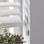 White Woodgrain effect PVC Venetian Blind (W)120cm (L)180cm