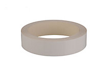 White Worktop edging tape, (L)5m (W)18mm