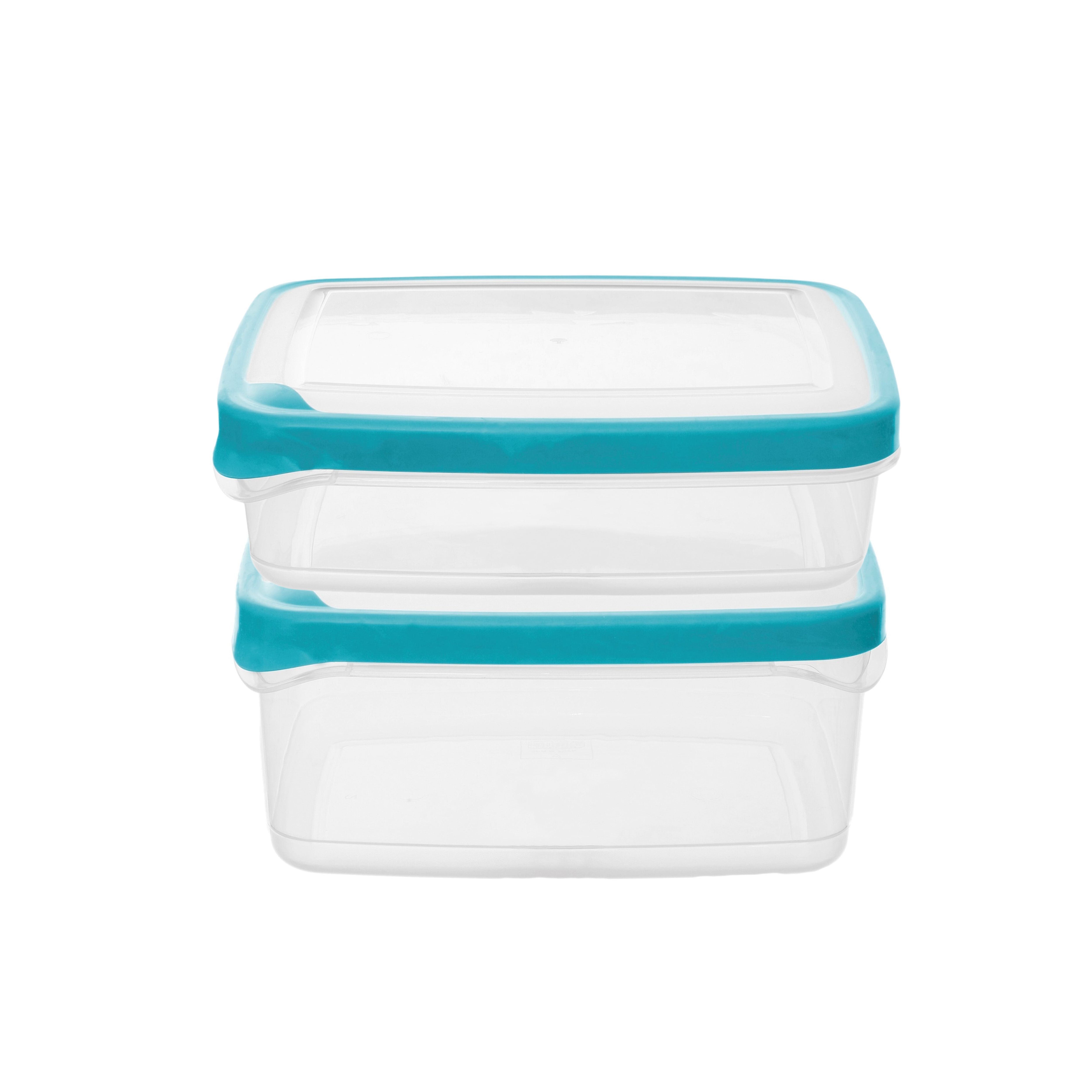 WHITEFURZE SEAL TIGHT PLASTIC 1.3L & 2L RECTANGULAR FOOD STORAGE ...