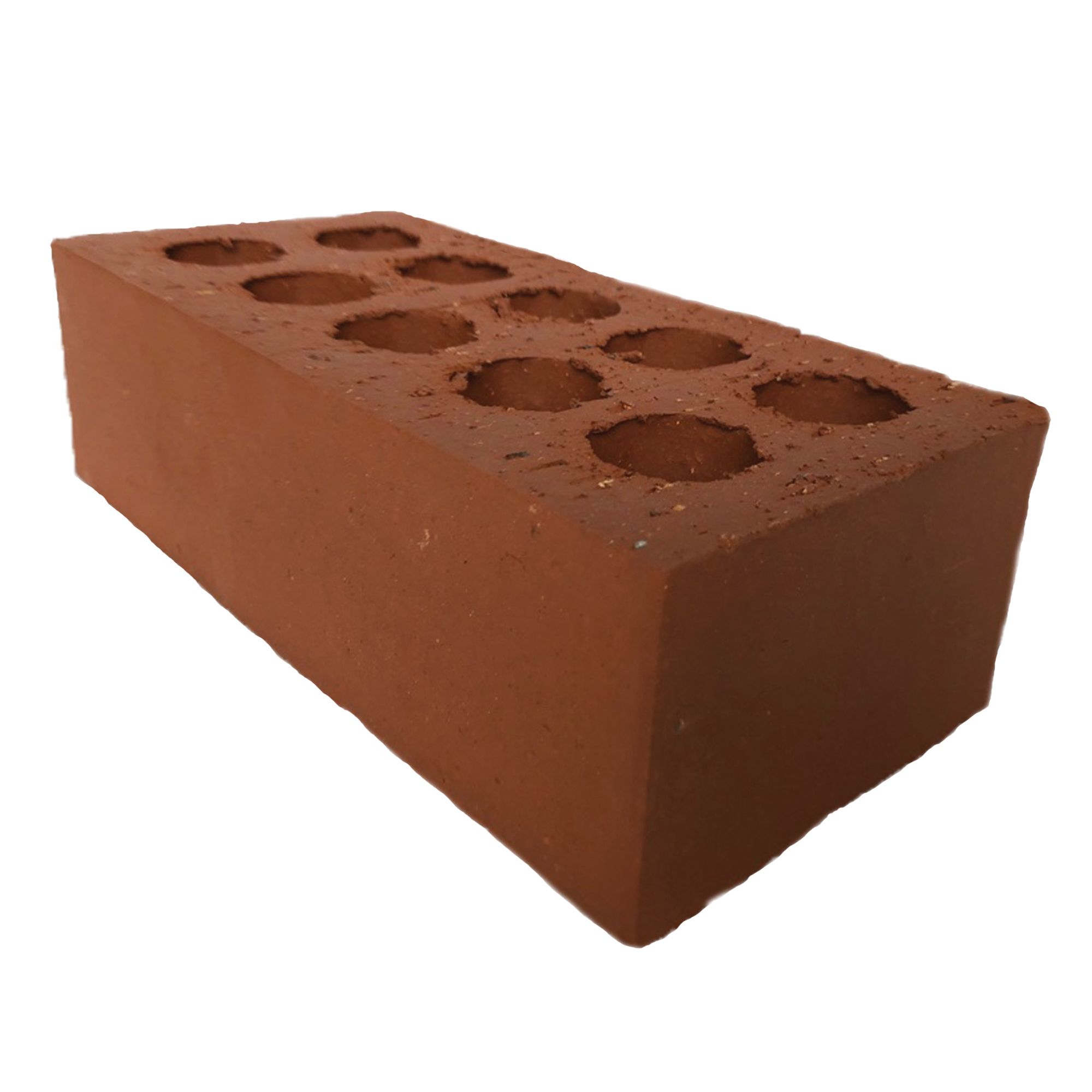 Wienerberger Sandown Smooth Red Perforated Class B engineering brick  (L)215mm (W)102.5mm (H)65mm, Pack of 504