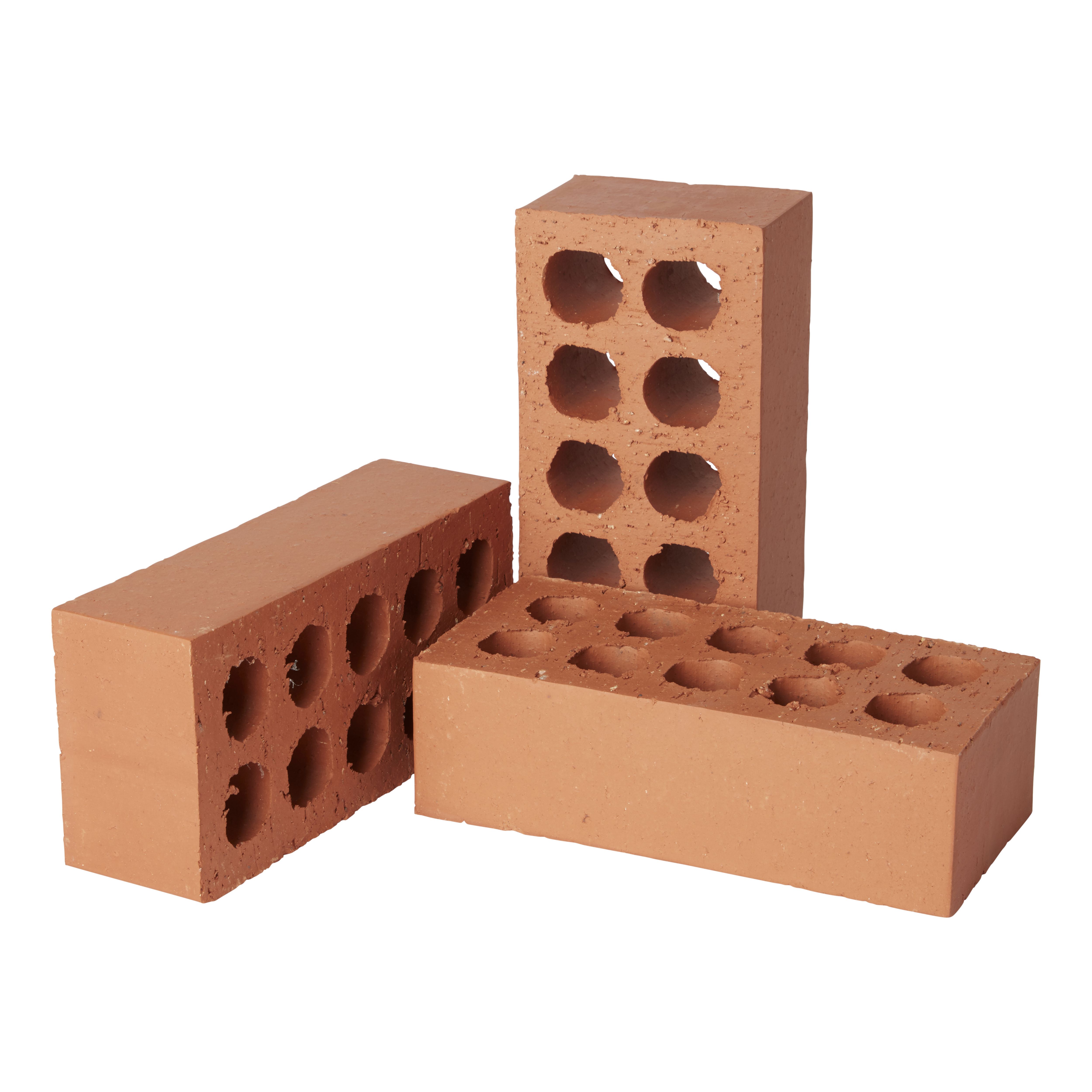 Wienerberger Sandown Smooth Red Perforated Class B Engineering Brick (L ...