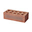Wienerberger Tuscan Rough Red Perforated Facing brick (L)215mm (W)102.5mm (H)65mm