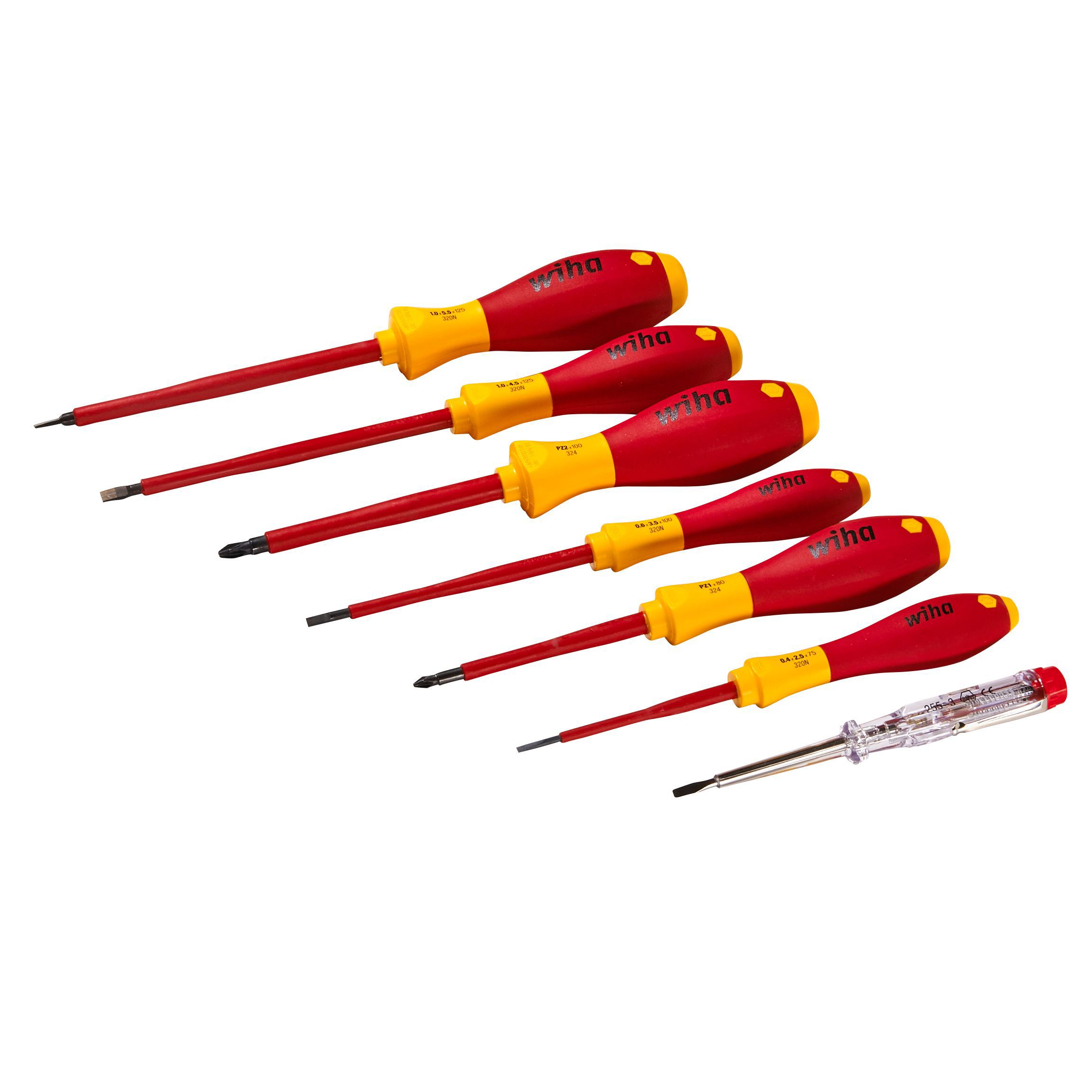 Wiha 7 piece VDE Mixed Screwdriver set