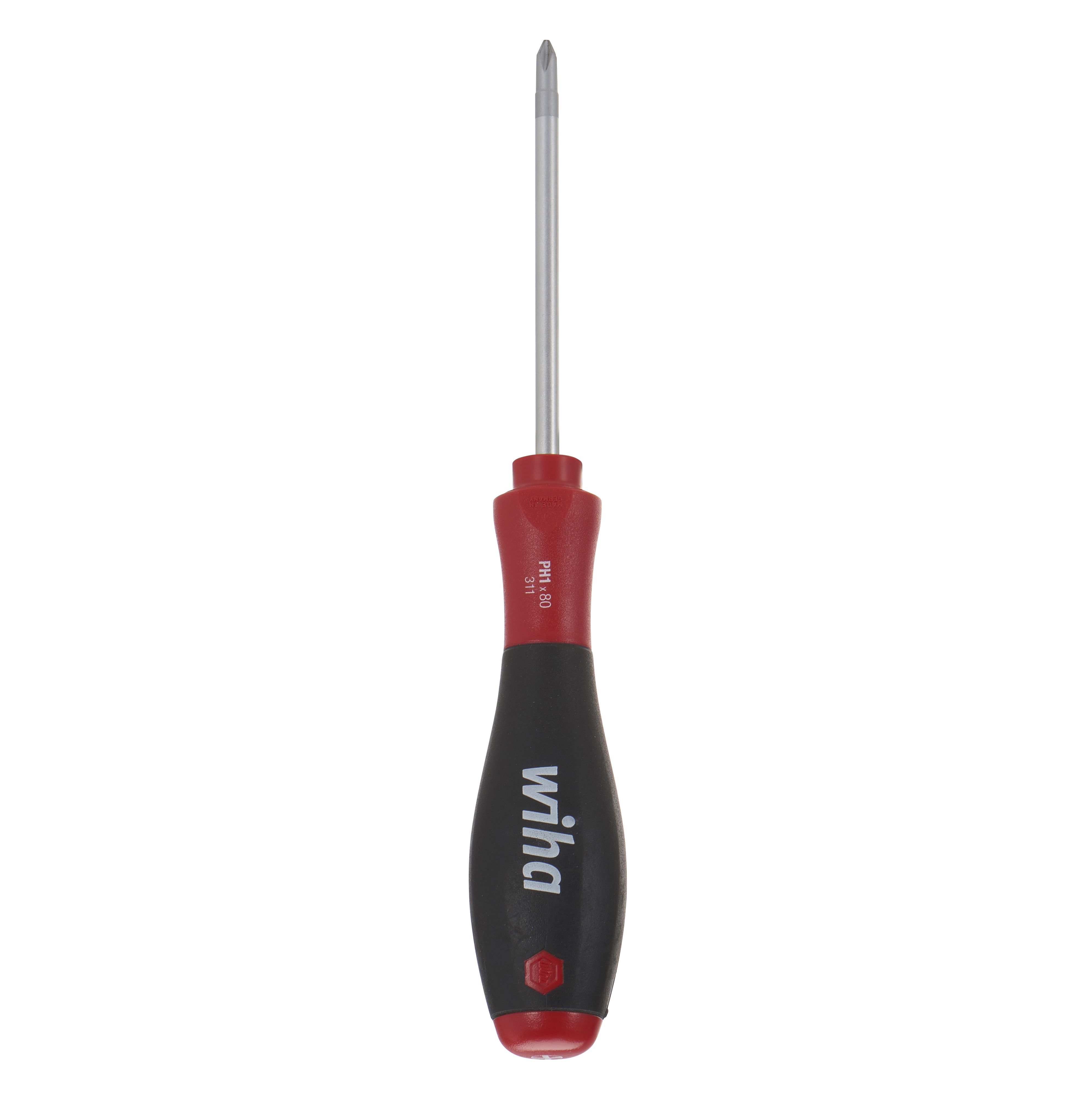 Wiha Soft finish Standard Phillips Screwdriver PH1 x 80mm