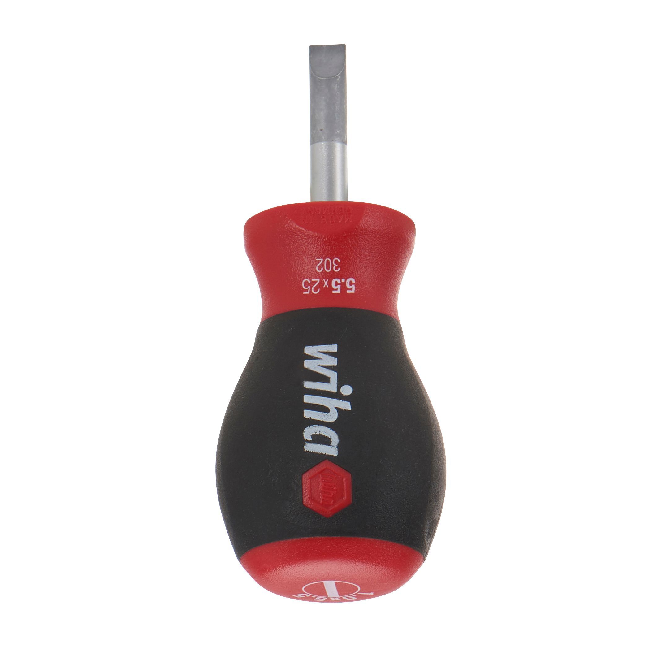 Wiha Stubby Flat head Screwdriver SL-5.5mm x 25mm
