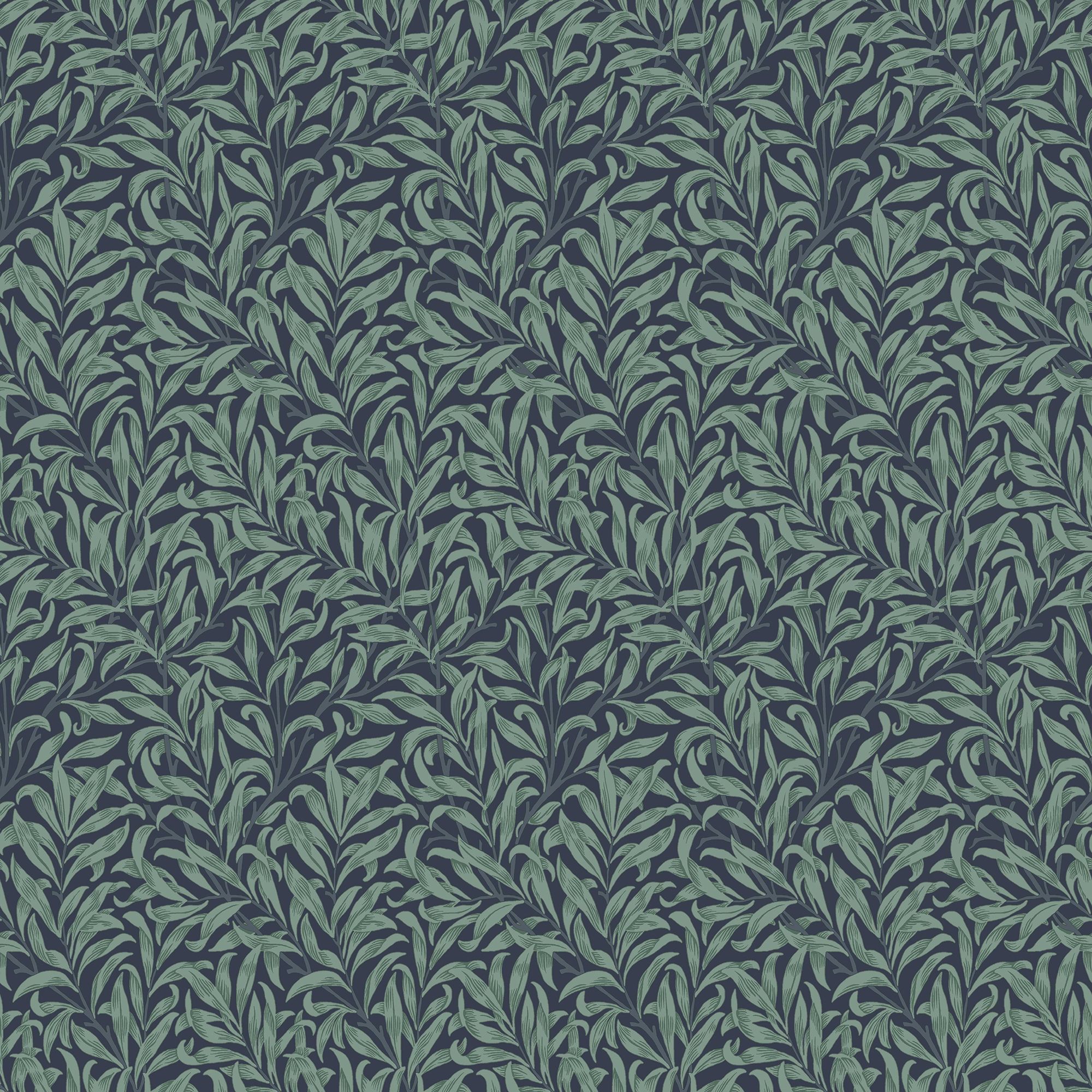 William Morris Midnight Bough Ditsy Patterned Smooth Wallpaper