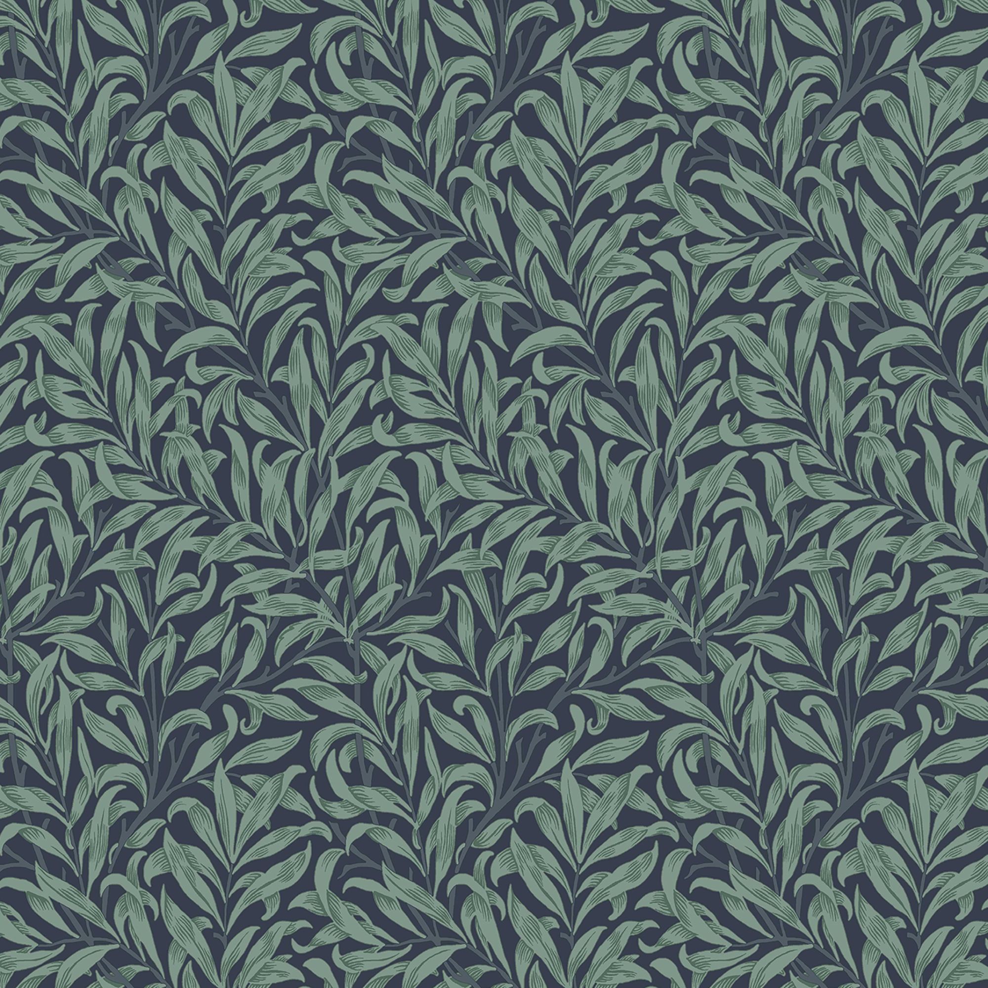 William Morris Midnight Bough Ditsy Patterned Smooth Wallpaper