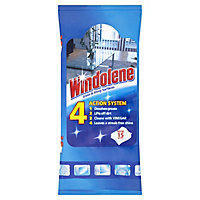 Windolene Unscented Wipes, Pack of 15