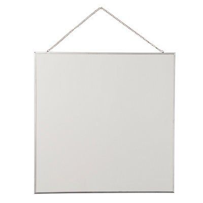 Windswept dandelion Neutral Framed print (H)40cm x (W)40cm