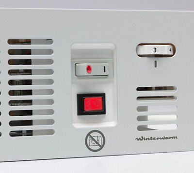 Winterwarm White Plinth heater