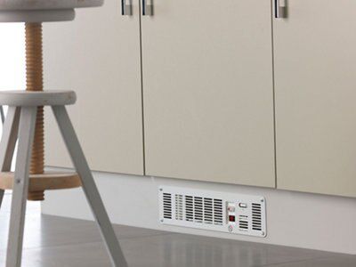 Winterwarm White Plinth heater