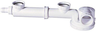 Wirquin Adjustable height Sink Trap (Dia)40mm