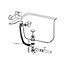 Wirquin Bath Waste & trap kit (Dia)40mm - White